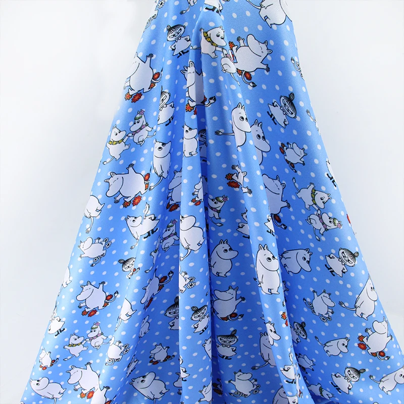 

46201 50*145CM cartoon knit fabric for Tissue Kids Bedding textile for Sewing Doll, DIY handmade materials