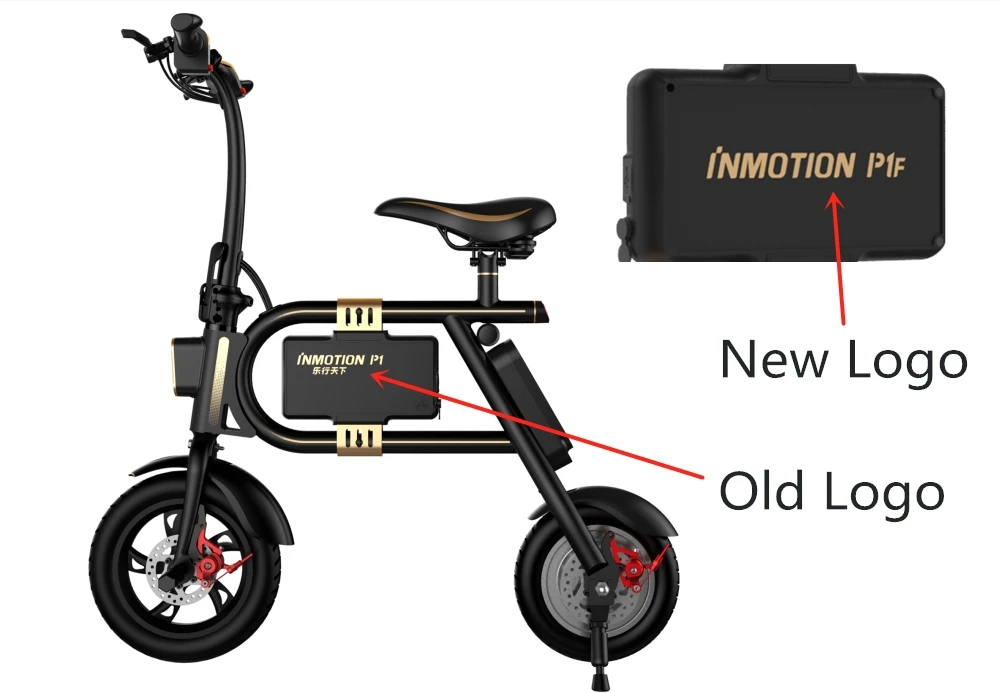 Clearance INMOTION E-BIKE P1F Folding Electric Scooter Mini Style IP54 APP Supported 30km/h Electronic Bike 15