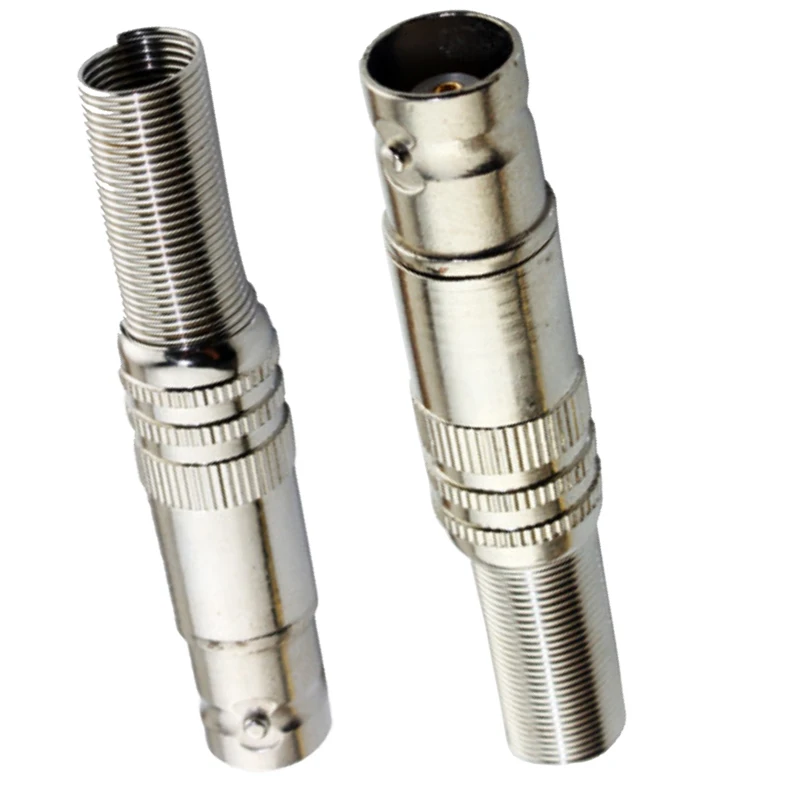 CCTV Accessories PURE COPPER Soldering BNC Video Female Connector Plug