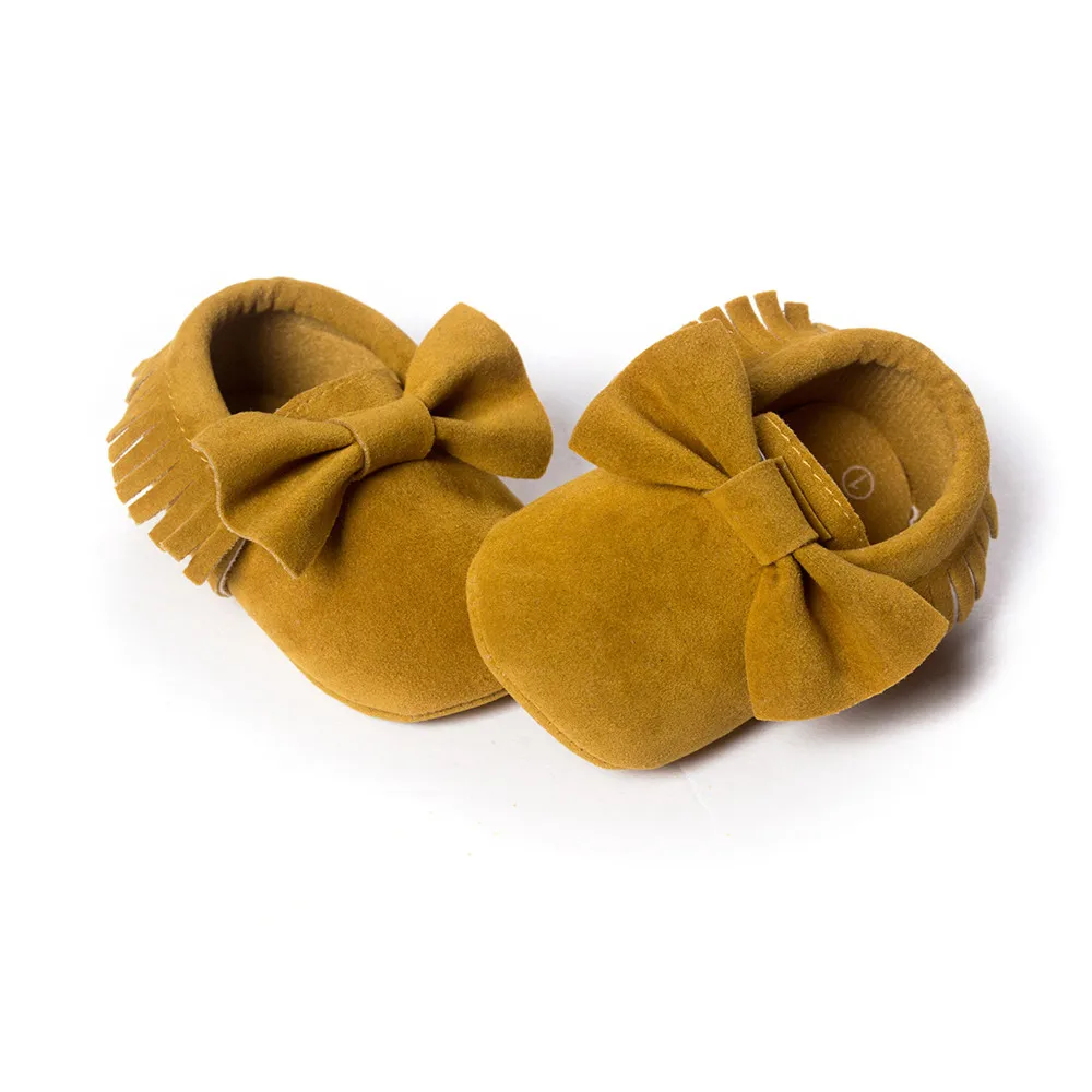 LONSANT/Детская кроватка с кисточками и бантом; обувь для малышей; повседневная обувь; E1120