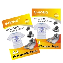 А4 струйная сублимационная белая хлопковая Футболка теплообменная бумага