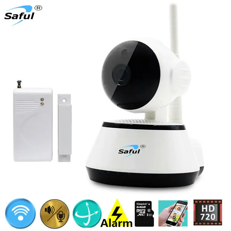 

Saful IP camera HD 720P mini surveillance camera Home security with IR night vision wifi mini surveillance camera
