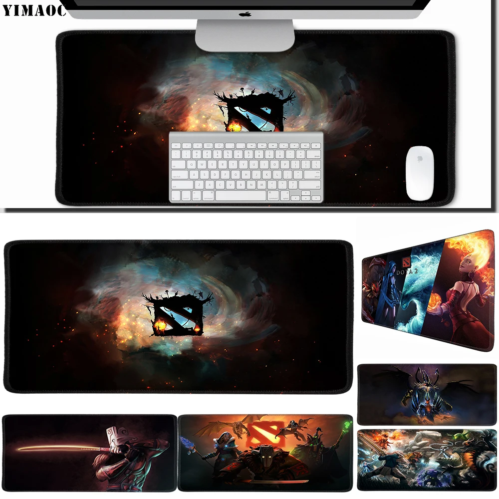  YIMAOC 40*90 cm Large Mouse Pad Gamer Mousepad Rubber Gaming Desk Mat with Locking Edge Dota