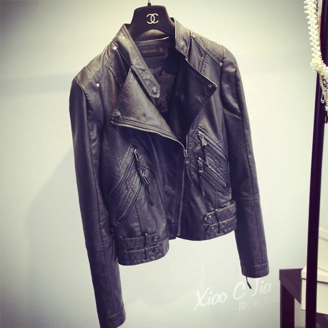 fashion female leather jacket coats DS costumes dance nightclub singer stage outfit stunning Sequin dancer show