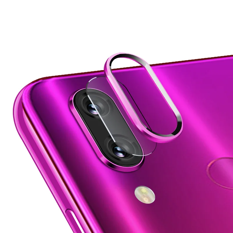 Rose Tempered Glass For Xiaomi Redmi Note 7 Pro MI9T 7A Case Xiomi Mi 9 SE MI9 9T Pro 8 Lite Cover Tempered Glass Camera Screen Protector Note7 Ring - Цвет: Rose Tempered Glass