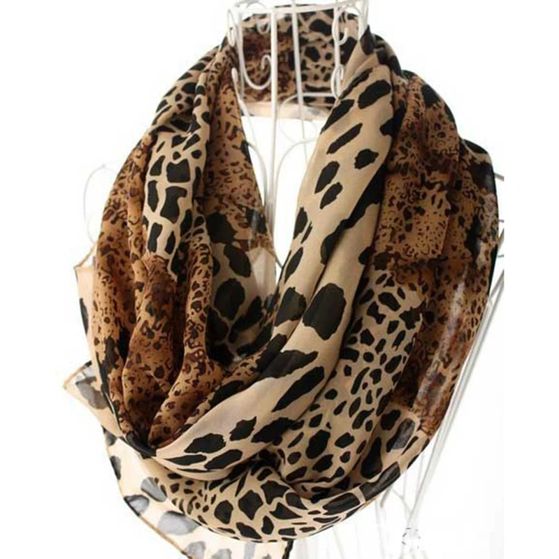 Весенние женские трендовые шали с леопардовым принтом мягкий длинный шарф женские тонкие шарфы дышащий шейный платок s Прямая поставка