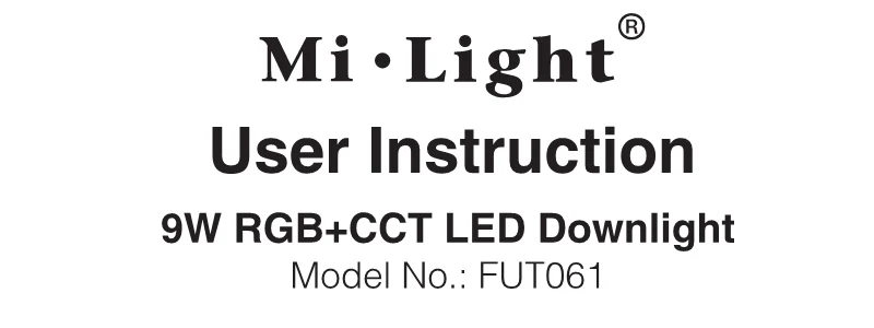 Controle de Voz Rgb plus Cct Nova Milight Fut061 Ac220v 9 w Downlight Levou Dimmable Recesso Downlight 2700 k ~ 6500 k Pode Remoto e telefone e amazon 15 cct led downlight regulável ac220v recessed downlight