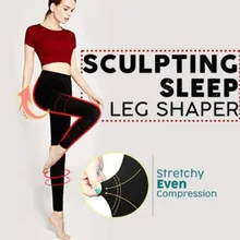 SCULPTING SLEEP LEG SHAPER Pants Legging Socks Women Body Shaper Panties Slimming Leg Sexy Hip Up Control makeup tools