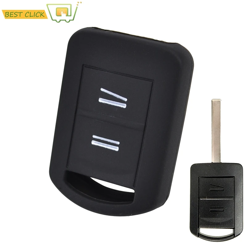 Силиконовый чехол для ключей Opel / Vauxhall Agila Corsa C Combo Meriva Tigra 1999-2010 без ключа Fob