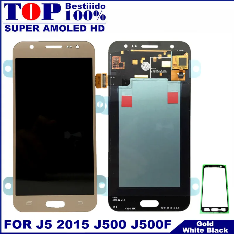 

For J500 LCD Replacement For Samsung Galaxy J5 2015 J500 J500F J500FN J500H LCD AMOLED Display Touch Screen Digitizer Assembly