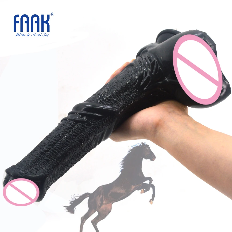 Силиконовый фаллоимитатор с присоской FAAK интимные игрушки для женщин