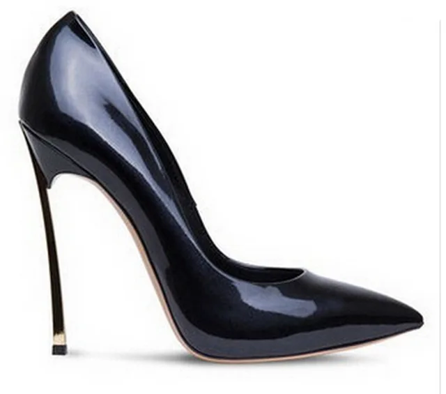 2014 Kim Kardashian Metal Blade high heels quality goods pointed toe