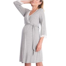 Одежда для сна для беременных, ночная рубашка для кормящих, ночная рубашка для беременных женщин, женская ночная рубашка, одежда для сна большого размера