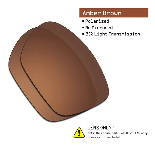 SmartVLT поляризованные Сменные линзы для солнцезащитных очков Oakley Twoface XL-несколько вариантов - Цвет линз: Amber Brown