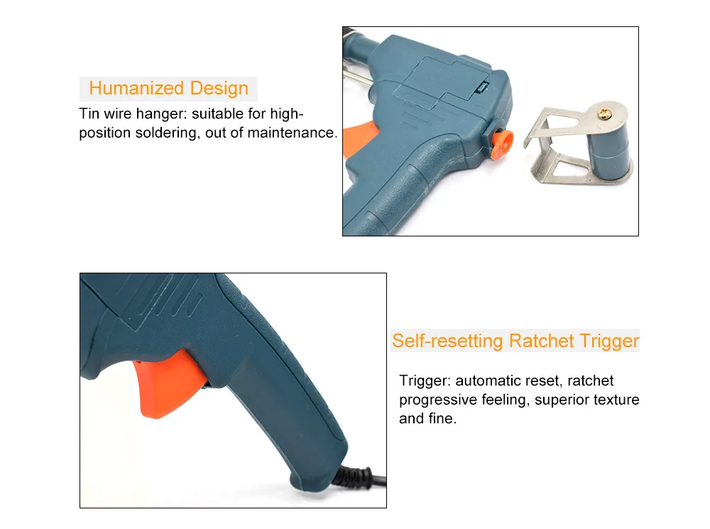 Паяльник Комплект ручной паяльник пистолет паяльник для подключения к пайки оловом автоматические конвейерные олова сварочной проволоки элементах обеспечивается повышенное удобство