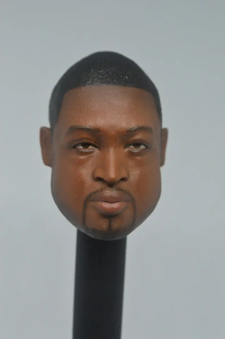 

1/6 Scale Dwyane Wade Headplay basketball Star Head Sculpt for Action Figure Calm version