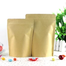 15*24+ 4 см kraft бумага утолщенной еда мешок семена дыни чай герметичный пластиковый пакет