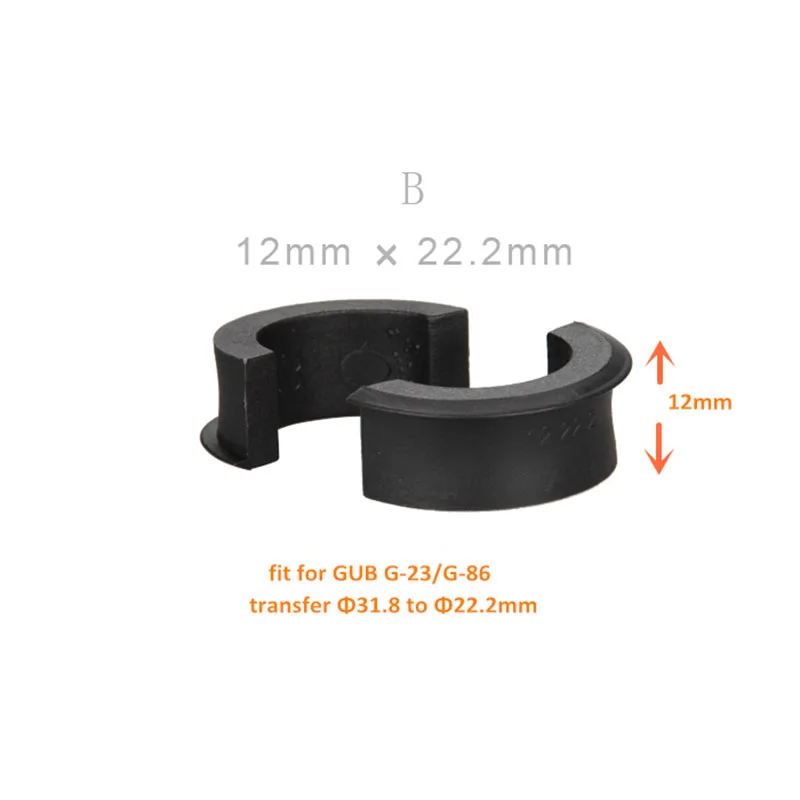 Bicycle Accessories Bicycle Handlebar Extender 2 Pairs Conversion Bike Mount Clamp Switch Spacer 31.8mm to 25.4 22.2mm