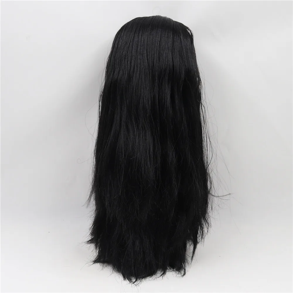 ICY DBS Blyth doll white skin joint body Black straight hair new matte face with eyebrows Lip gloss BL117 6