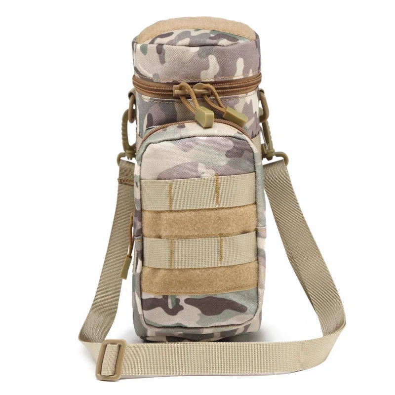 CQC 1000D на открытом воздухе Военная Тактическая Сумка Molle бутылка для воды страйкбол чайник поясная сумка с плечевым ремнем - Цвет: MC