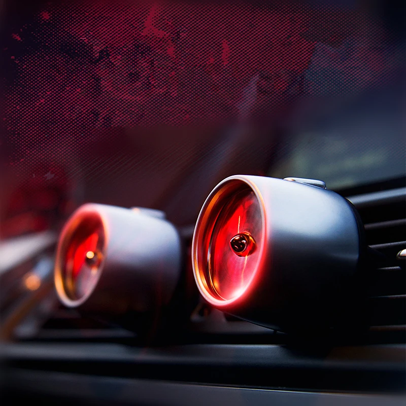 

Car Perfume Diffuser Air Force 2 Fragrance Smell Air Freshener LED Light Decoration Automobile Outlet Vent Clip Accessories Gift