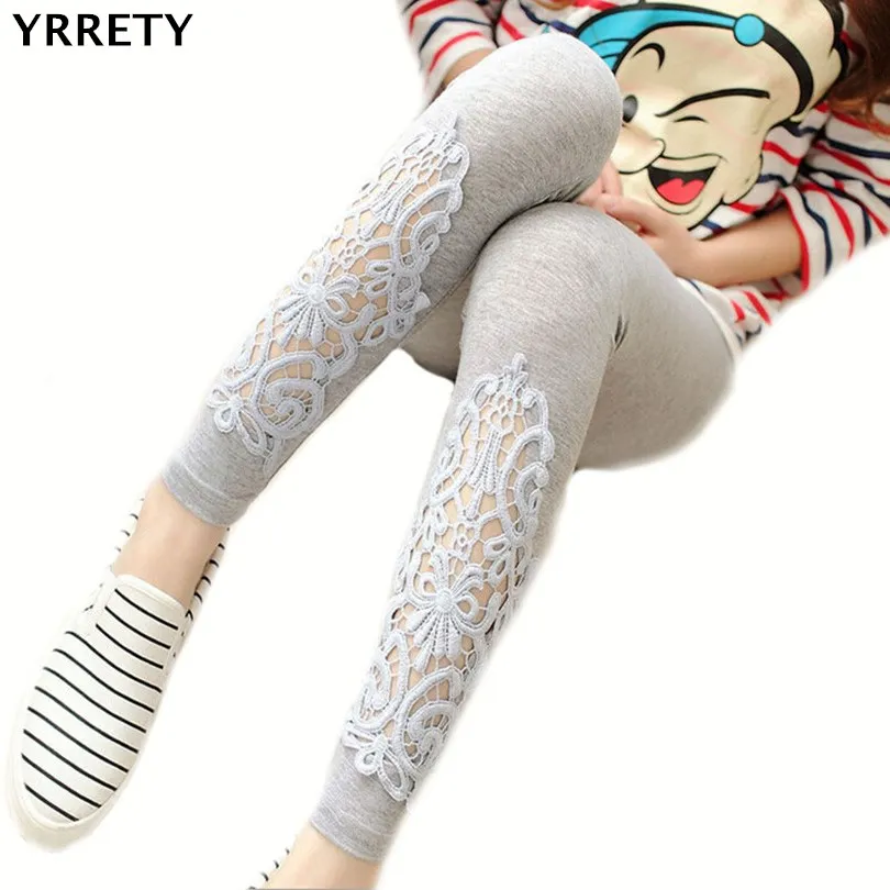 Triangle Lace Hollow Out Legging 1