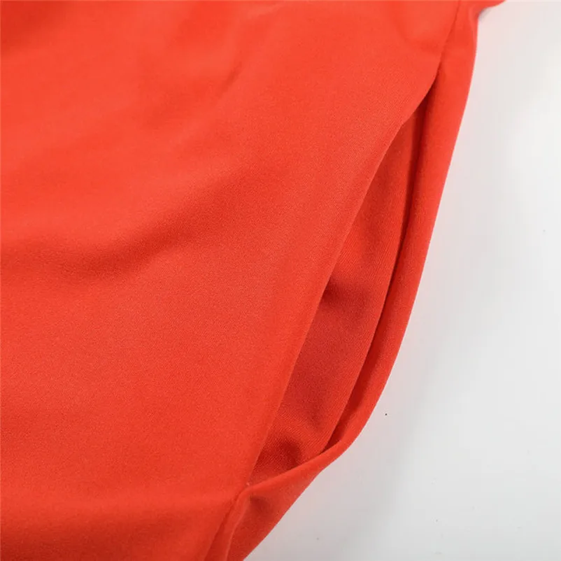 2018 summer jumpsuit woman Sexy Solid Strapless Lace Bandage Ruffled V-Neck Short Pants Playsuit pantaloni siamesi A16#N (6)