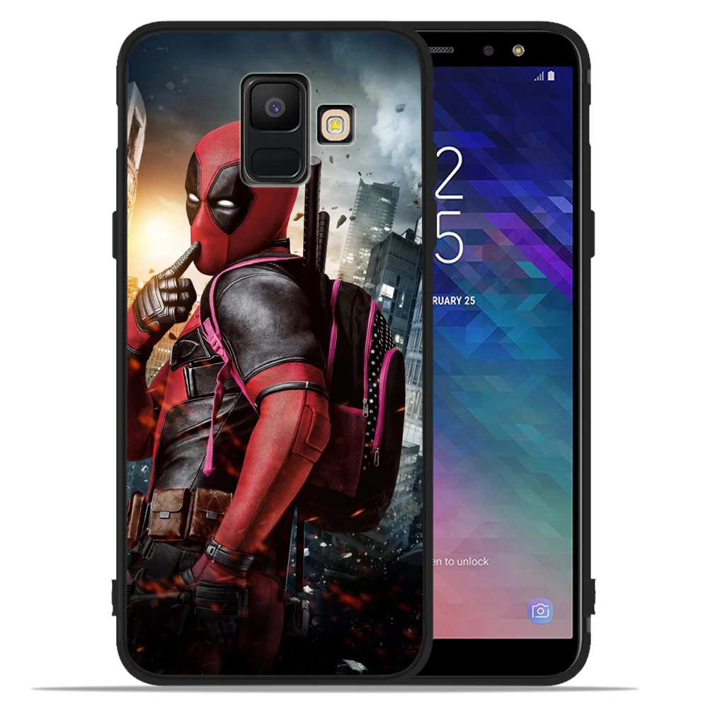 Чехол Marvel, Железный человек, яд, Дэдпул, Человек-паук, для samsung Galaxy A750 A9 A6 A7 A8 Plus A3 A5 A7, оболочка