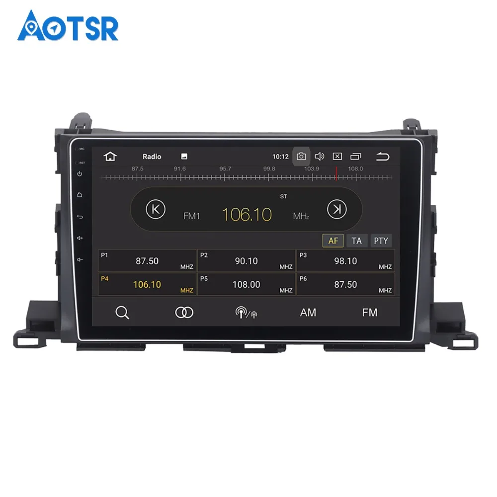 2 din автомобильное радио gps Android 8,0 для Toyota Highlander Highlander автомобильное радио gps навигация PX5 4 Гб+ 32 г Восьмиядерный