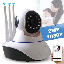 CCTV Surveillance Security font b Wireless b font Camera 2MP 1080P Wifi Camera Night Vision Two