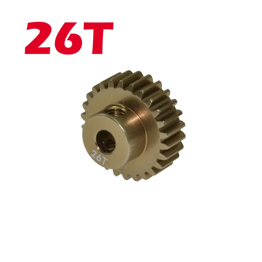 Aluminum alloy Hard Coated Motor Gear 48P 26T for 1 10 RC Car