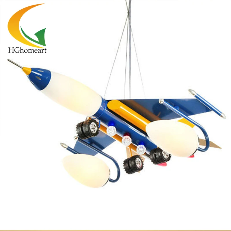 airplane Led pendant lights children bedroom Cartoon child room Pendant Light boy room lamp Modern Children Led Lights