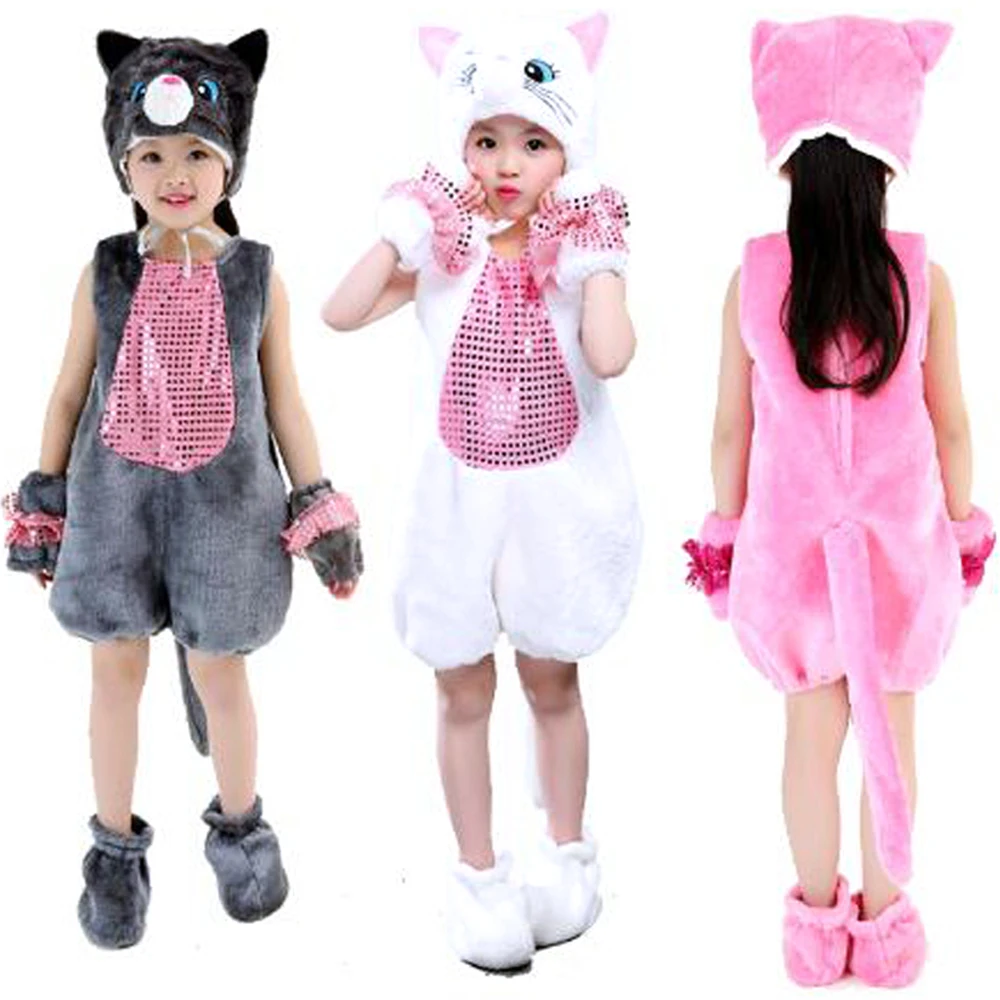 

11 Kinds Animals Cosplay Clothes for Children Unisex Kids Xmas Party Cosplay Costume Cotton Modern Stage Play Drama Wear