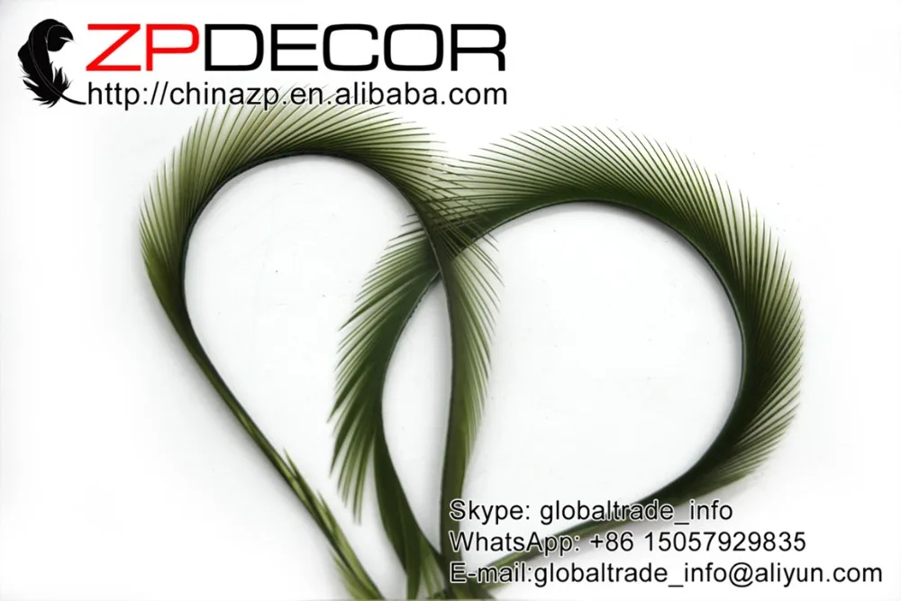 ZPDECOR 100 шт./лот 20 25 см (8 10 дюймов) ручная работа Премиум оливковая окрашенная