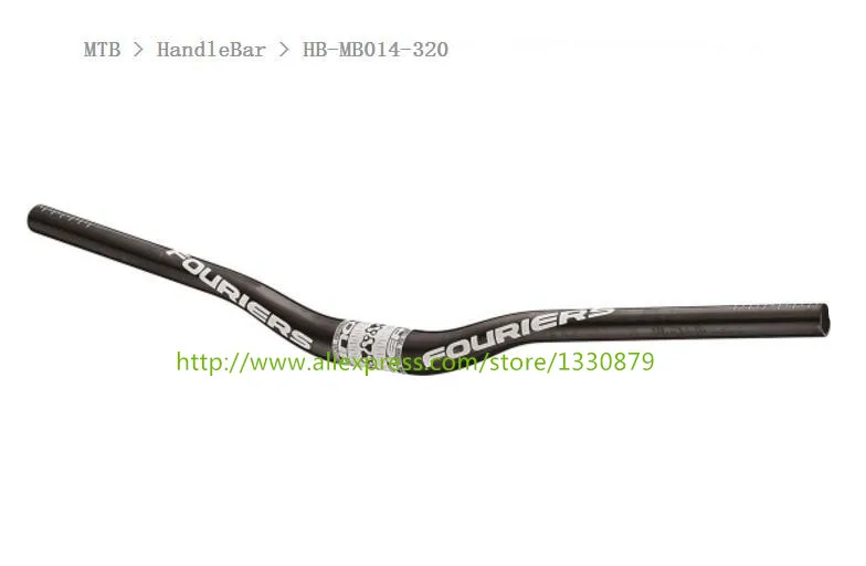 

FOURIERS HB-MB014 Bicycle MTB HandleBar Carbon fiber Mountain bike handlebar 31.8X660MM