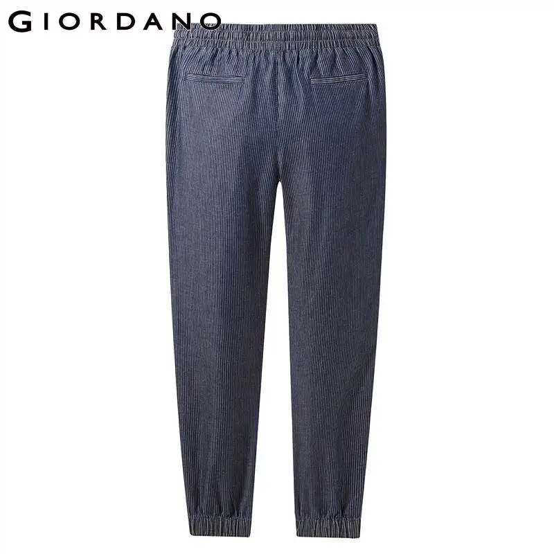 Giordano тонкие джинсовые брюки баски из натурального хлопка с резинкой на поясе