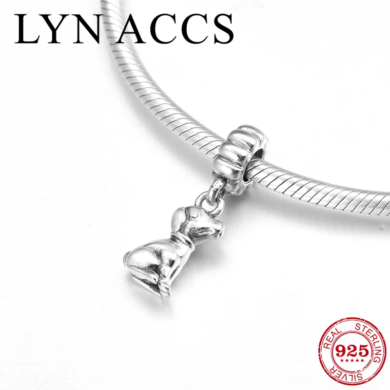 

2018 Hot 12 Chinese Zodiac dog 925 Sterling Silver fine Pendant Metal Beads Fit Original Pandora Charm Bracelet Jewelry making