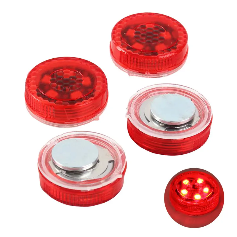 

4PCS Universal Auto Tür Warnung Flash-Lampe LED Drahtlose Intelligente Sensor Sicherheit Anti-kollision Parkplatz Signal licht