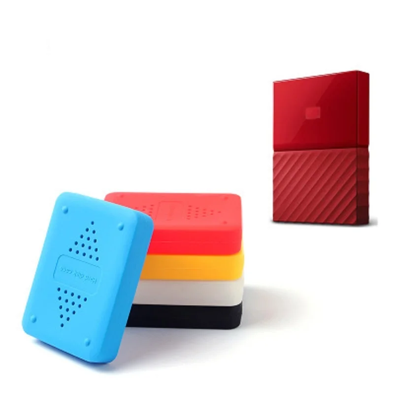 2.5 Inch skin Hard Drive drop resistance Silicon Rubber Case for wd
