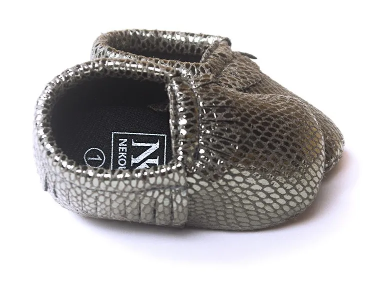 Baby's Soft Suede Tassel First Walkers