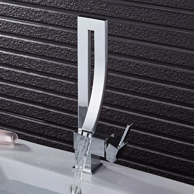 

faucet basin fashion 360 degrees turn puckering leading Cold and hot water tap deck mounted faucet