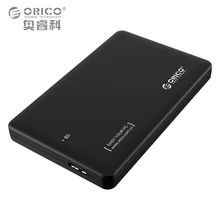 HDD Enclosure, ORICO 2599 US3 Sata to USB 3.0 HDD Case Tool Free for for 7mm/9.5 mm 2.5 inch HDD and SSD Up to 2TB Supported
