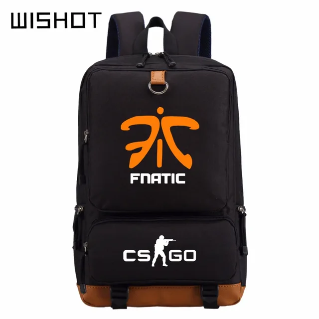 WISHOT Team Fnatic DOTA 2 CS CSGO backpack Virtus.pro SK Gaming