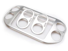 Para volkswagen VW Tiguan 2010 2011 2012 2013 2014 2015 Interior del odómetro frame & aire acondicionado salida de ventilación de ajuste de la cubierta