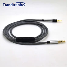 Replacement Cable for Sennheiser HD4 40 HD4 50 BT Headphone Headset Upgraded Silver Plated 3 5mm to 2 5mm Wire with Remote mic