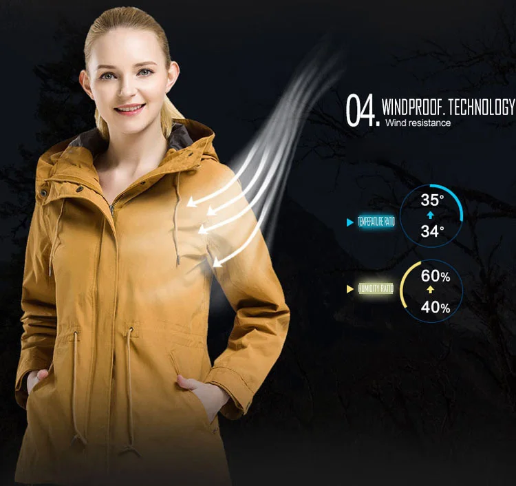Women warm and comfortable long coat  (4)