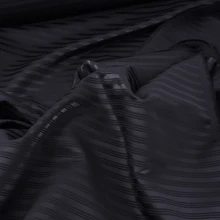 380 см шириной 150 г/м 65% шерсть 35% полиэстер полоса печати черный ткань для осень весна платье куртка костюм H110