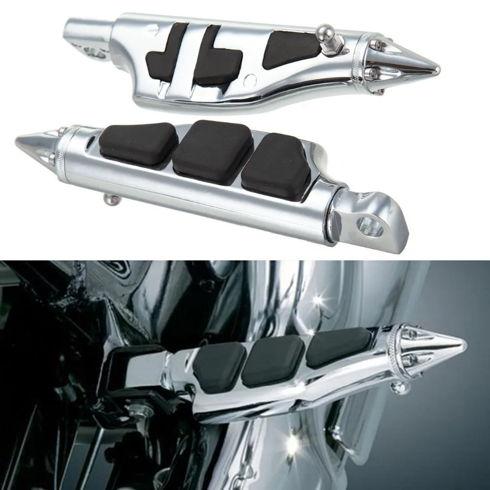 

Stiletto Pegs Foot pegs For Harley Softail Sportster Dyna Glide Fat Boy CHROME