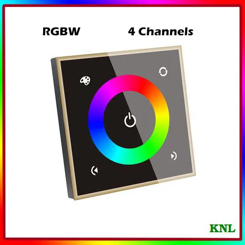 

Glass screen RGBW touch controller, high sensitive led dream color controller for led strip lights panel lamp, DC12-24V