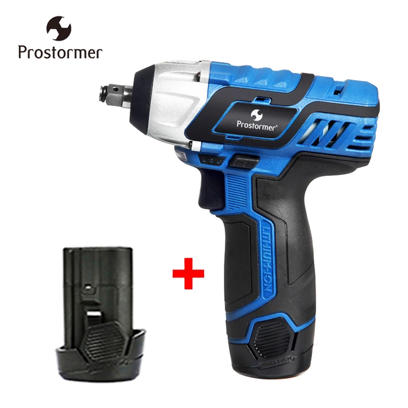 Prostormer 12 в беспроводной ключ 3/8 дюймов розетка перезаряжаемый электрический с 2